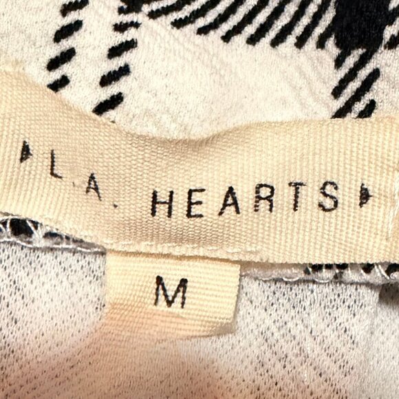 🖤 L.A. Hearts Black & White Plaid Mini Skirt (Size M) - Picture 7 of 8
